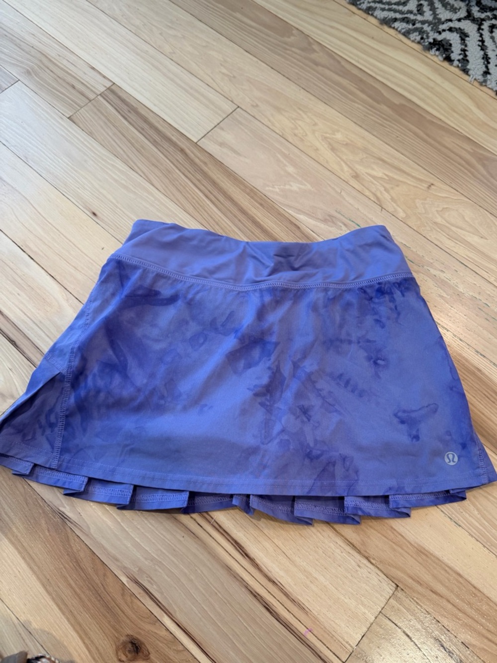 Lululemon Speed Skirt with shorts Skort Purple Spray Dye, size 2!